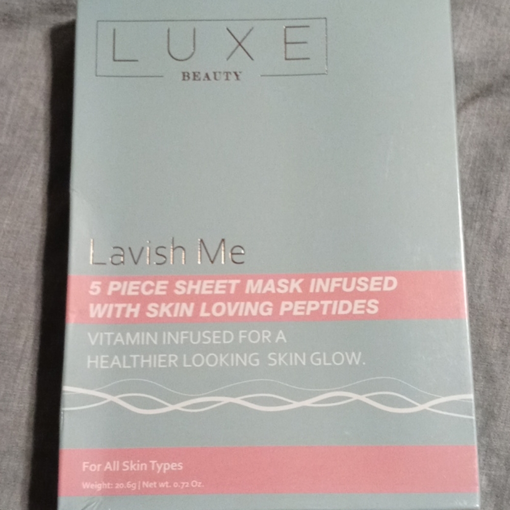 LUXE BEAUTY LAVISH ME 5PCS FACE MASK SET